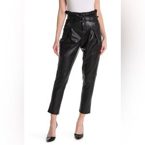 BLANK NYC Women's Black Leather Pants size 30